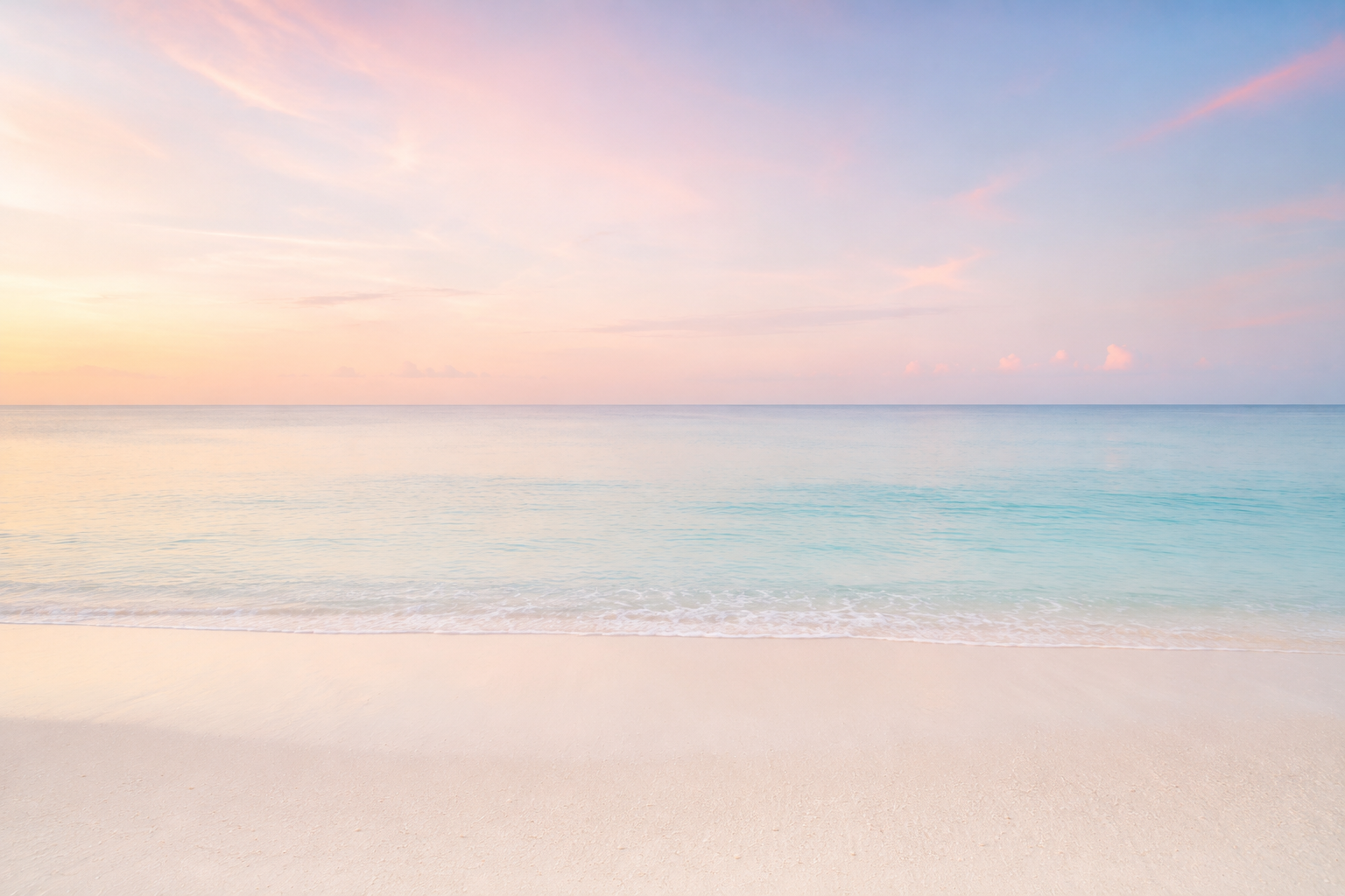 Pastel beach